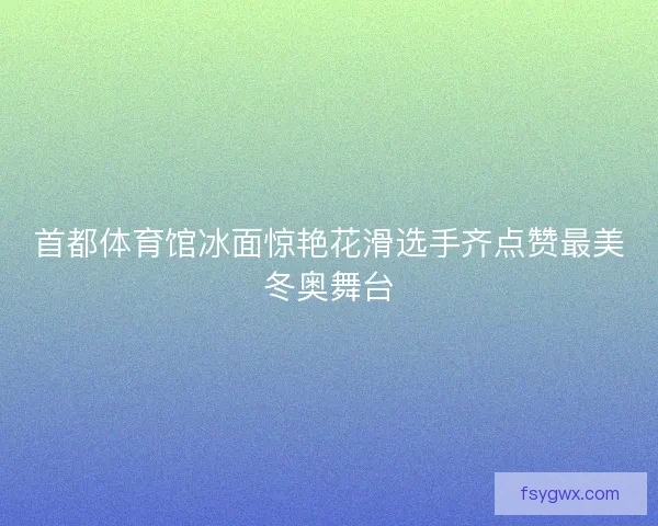 首都体育馆冰面惊艳花滑选手齐点赞最美冬奥舞台